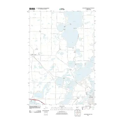 2010 Map of Alexandria West, 2010 Print