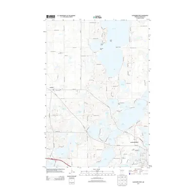 2013 Map of Alexandria West, 2013 Print