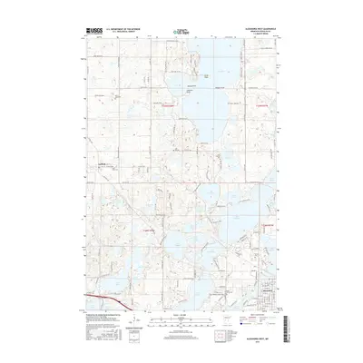 2016 Map of Alexandria West, 2016 Print
