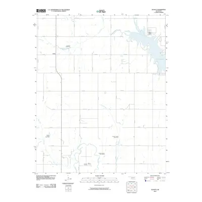 2010 Map of Alfalfa, 2010 Print