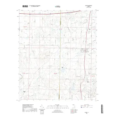 2018 Map of Alford, 2018 Print