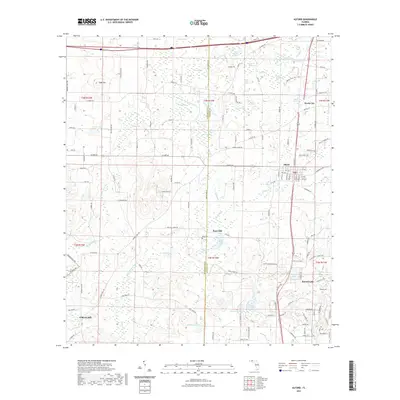 2021 Map of Alford, 2021 Print