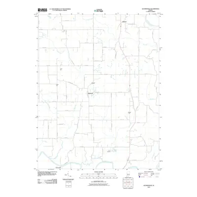 2010 Map of Alfordsville, 2010 Print