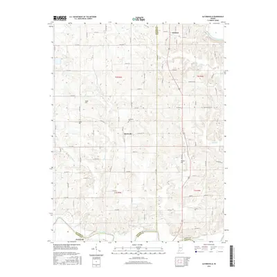 2016 Map of Alfordsville, 2016 Print