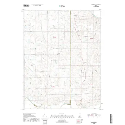 2019 Map of Alfordsville, 2019 Print