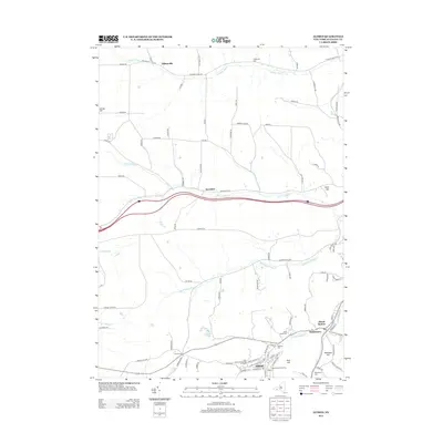 2013 Map of Alfred, 2013 Print