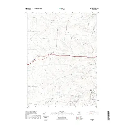 2019 Map of Alfred, 2019 Print