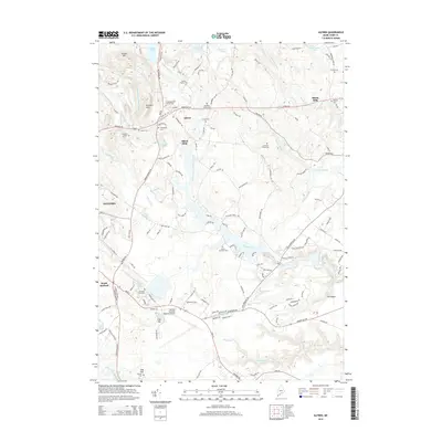 2014 Map of Alfred, 2014 Print