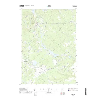 2021 Map of Alfred, 2021 Print