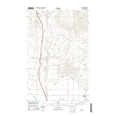 2014 Map of Alger, 2014 Print