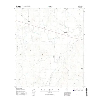 2016 Map of Algerita, 2016 Print