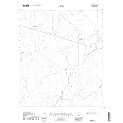2019 Map of Algerita, 2019 Print