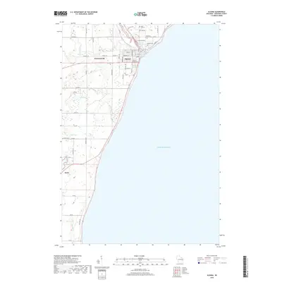 2018 Map of Algoma, 2018 Print