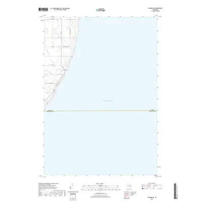 2018 Map of Algoma NE, 2018 Print