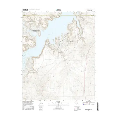 2016 Map of Alibates Ranch, 2016 Print