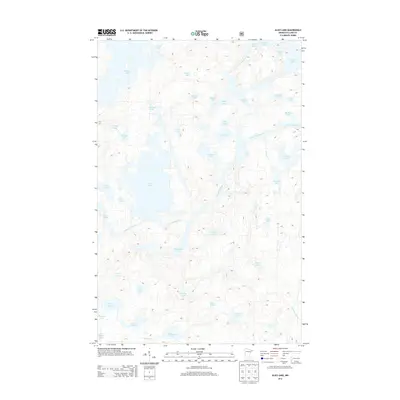 2013 Map of Alice Lake, 2013 Print