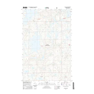 2016 Map of Alice Lake, 2016 Print