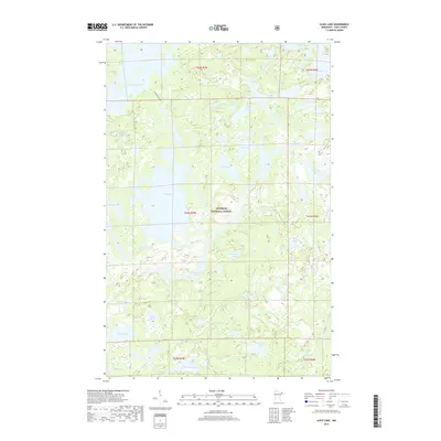 2019 Map of Alice Lake, 2019 Print