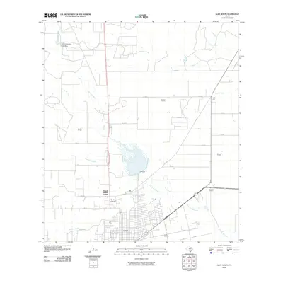 2010 Map of Alice North, 2010 Print