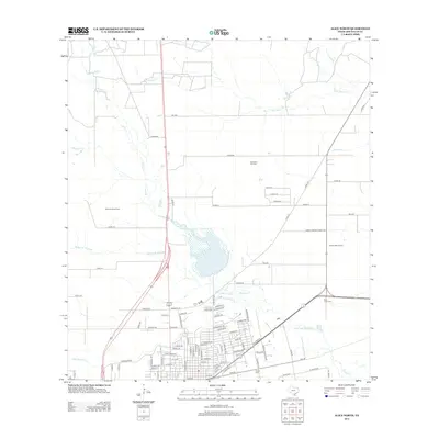 2013 Map of Alice North, 2013 Print