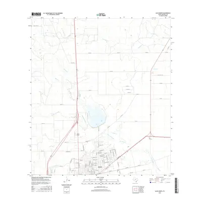 2016 Map of Alice North, 2016 Print