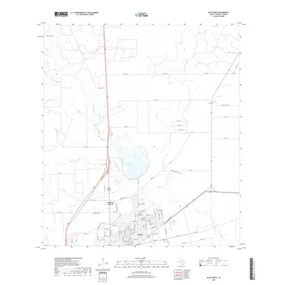 2019 Map of Alice North, 2019 Print
