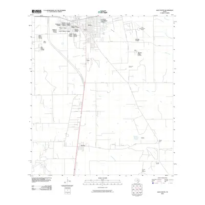 2010 Map of Alice South, 2010 Print