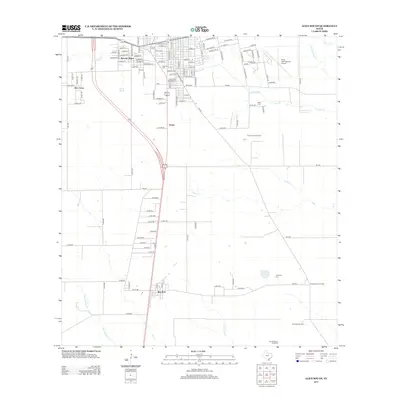 2013 Map of Alice South, 2013 Print