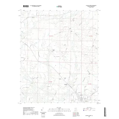2018 Map of Aliceville North, 2018 Print