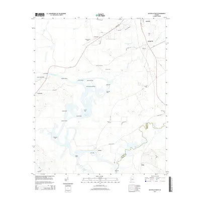 2014 Map of Aliceville South, 2014 Print
