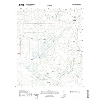 2020 Map of Aliceville South, 2020 Print