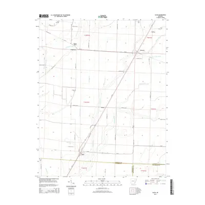 2014 Map of Alicia, 2014 Print