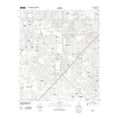2010 Map of Alief, 2010 Print