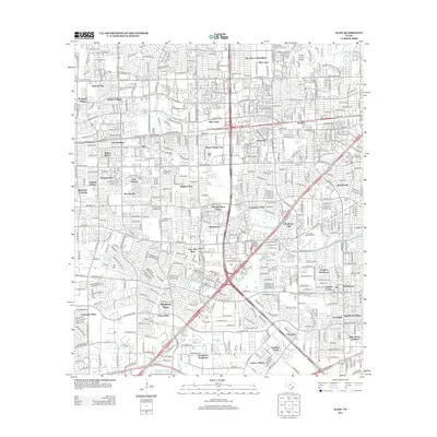 2013 Map of Alief, 2013 Print