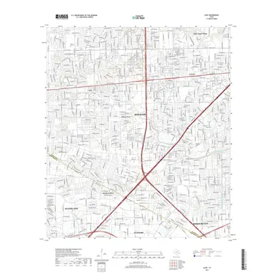 2019 Map of Alief, 2019 Print