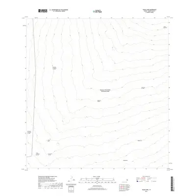 2017 Map of Alika Cone, 2017 Print