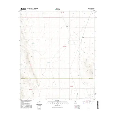2017 Map of Alivio, 2017 Print