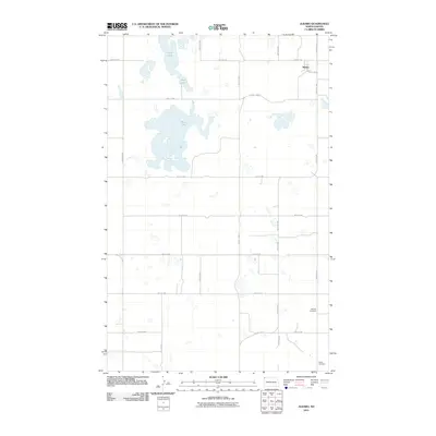 2011 Map of Alkabo, 2011 Print