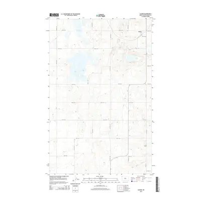 2014 Map of Alkabo, 2014 Print