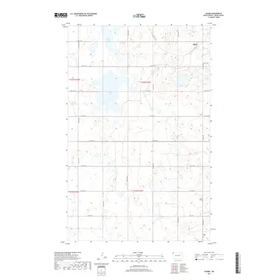 2017 Map of Alkabo, 2017 Print
