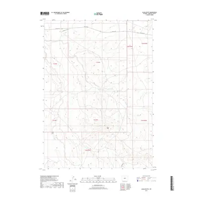 2017 Map of Alkali Butte, 2017 Print
