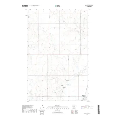 2020 Map of Alkali Coulee, 2020 Print