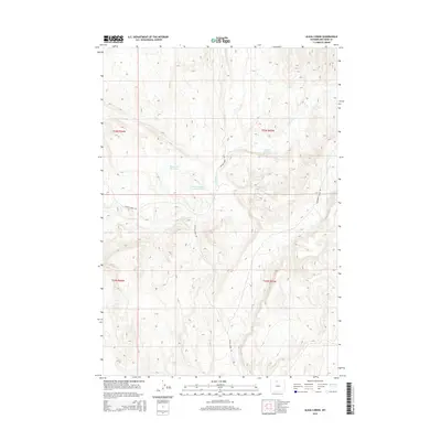 2015 Map of Alkali Creek, 2015 Print