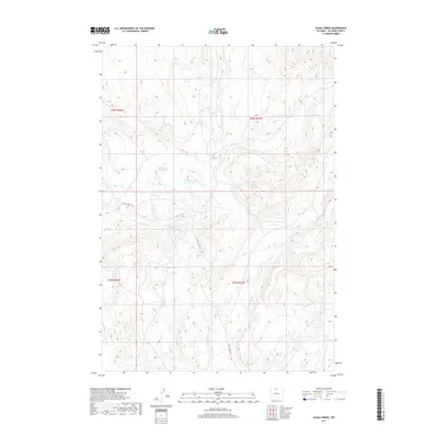 2017 Map of Alkali Creek, 2017 Print