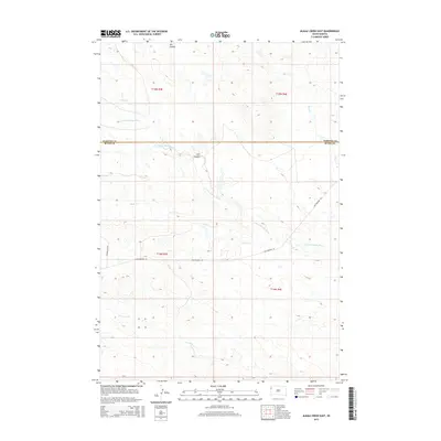 2015 Map of Alkali Creek East, 2015 Print