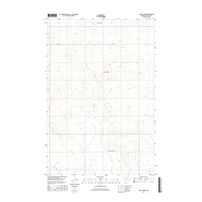 2017 Map of Alkali Creek, 2017 Print