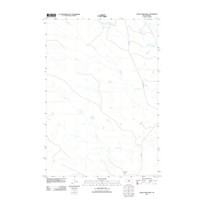 2012 Map of Alkali Creek West, 2012 Print