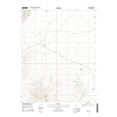 2014 Map of Alkali, 2014 Print