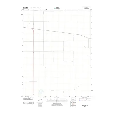 2010 Map of Alkali Lake, 2010 Print