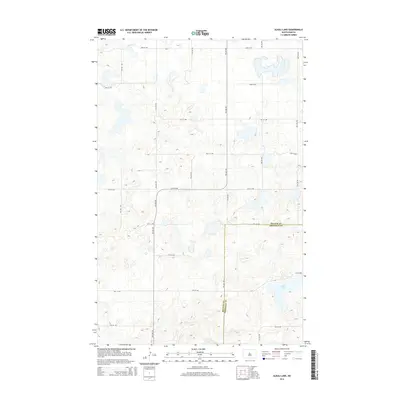 2014 Map of Alkali Lake, 2014 Print